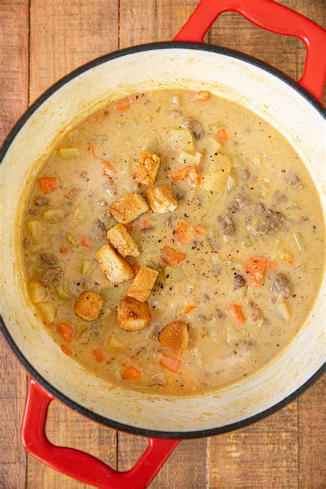 easy cheeseburger soup recipe 8