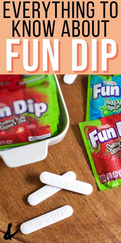 Everything You Need to Know About Fun Dip Candy