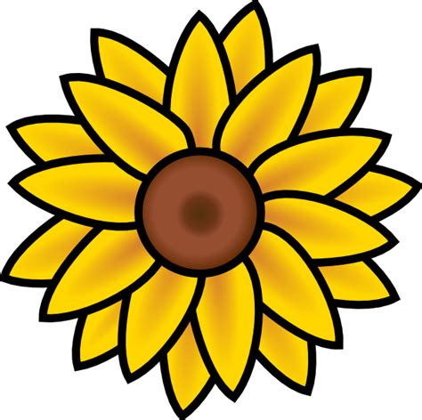 Sunflower Clip Art at Clker.com - vector clip art online, royalty free ...