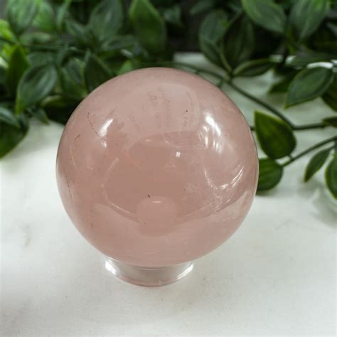Rose Quartz Large Sphere - The Crystal Council