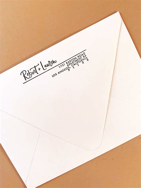 Riley Custom Address Rubber Stamp — MBOJ Studio