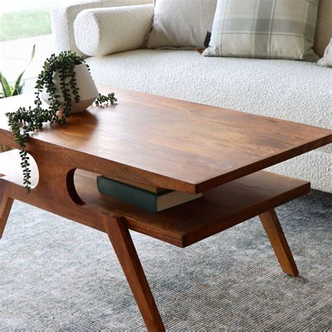 Oliver Atomic Mango Wood Coffee Table | Decor, Coffee table, Mango wood ...