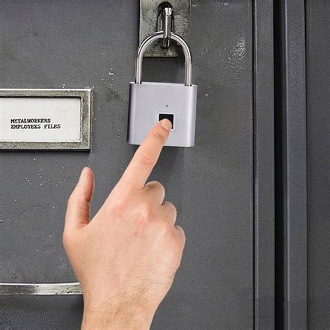 Digital Fingerprint Lock, Portable Security Lock, Anti-Theft Design