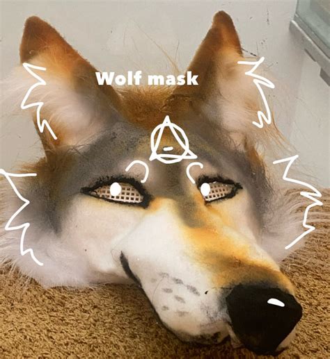 Therian Mask , Wolf , READ DESCRIPTION - Etsy