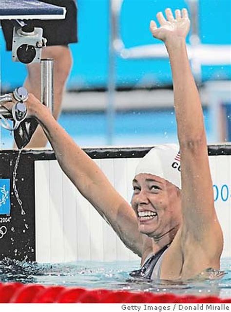 Golden moment for pride of Cal / Natalie Coughlin triumphs in 100-meter