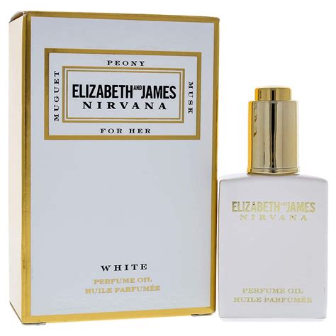 Elizabeth and James Nirvana White Perfume Oil 0.47 Oz - Floral Scent By