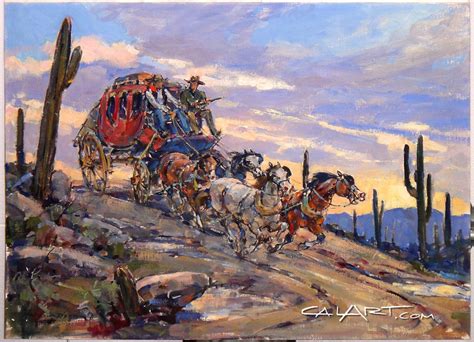 Stagecoach Painting at PaintingValley.com | Explore collection of ...