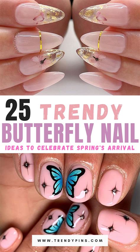 butterfly nail designs  embrace springs freedom