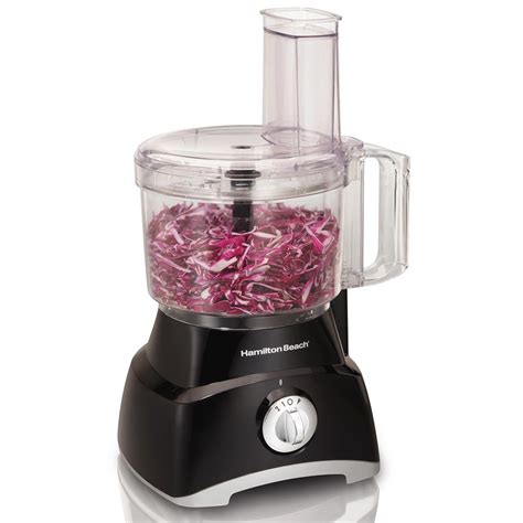 Hamilton Beach 8-Cup Food Processor with Compact Storage, 2 Speeds ...