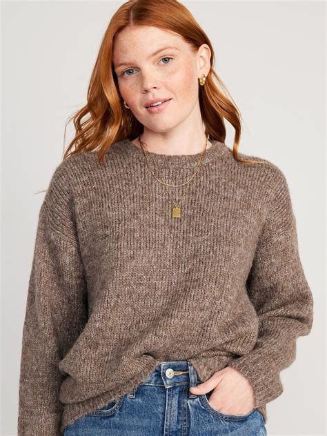 women crew neck sweater 2