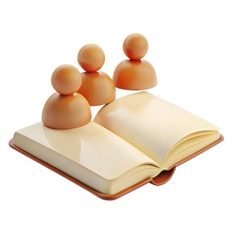 book   group  people  top   premium ai generated psd