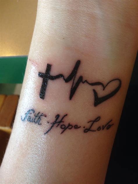Faith Hope Love Infinity Tattoos