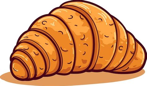 Premium Vector | A cartoon drawing of bread with a picture of bread on it