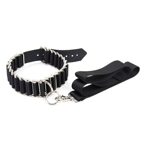 Roomfun Slave Collar Metal Chain BDSM PD-045