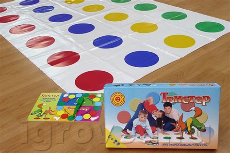 Напольная игра Твистер русский (Twister) | Купить настольную игру ...