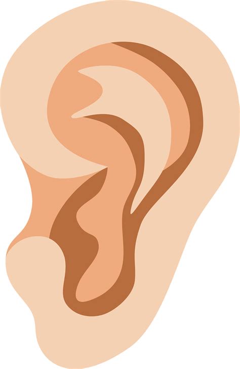 ear listening clip art 2