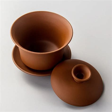 Высокое качество, фиолетовый глиняный чайный набор Gaiwan, элегантный ...