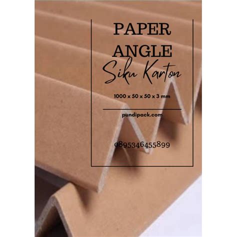 jual paper angle karton siku kertas      mm kab bekasi