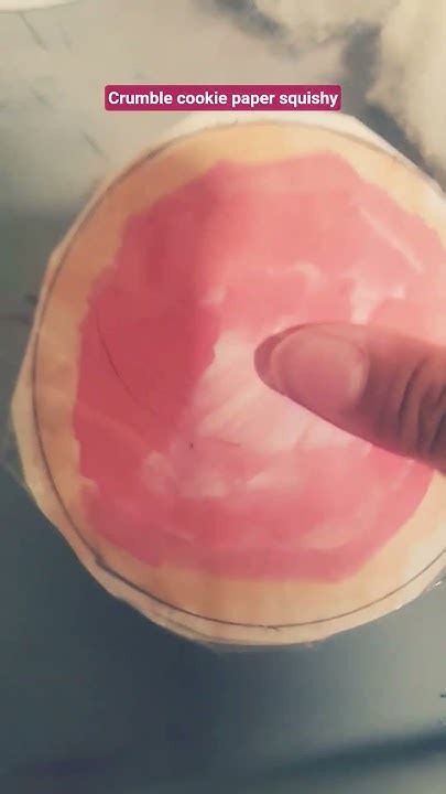 diy paper crumble cookie paper squishy youtube