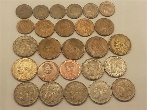 Grecja Zestaw 40 szt monet 50 lepta-100 Drachm z 1962-94 prawie każda ...