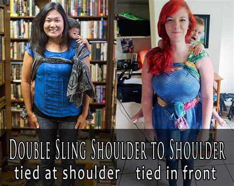 Double Sling Shoulder To Shoulder (Double Rebozo Shoulder 2 Shoulder ...
