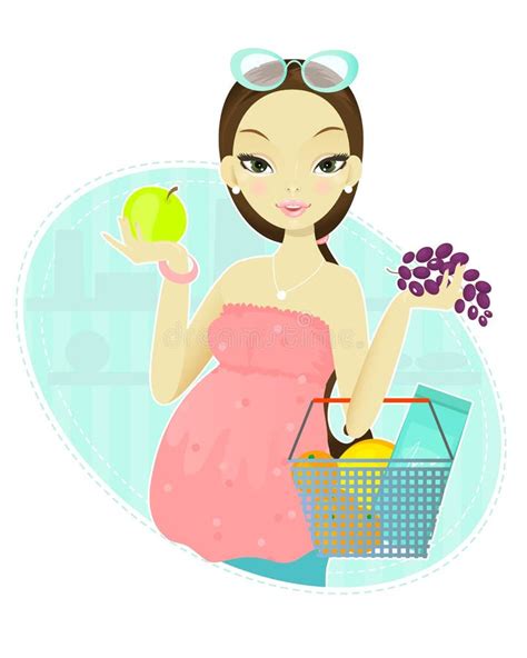 Fruits женщина иллюстрация вектора. иллюстрации насчитывающей ...