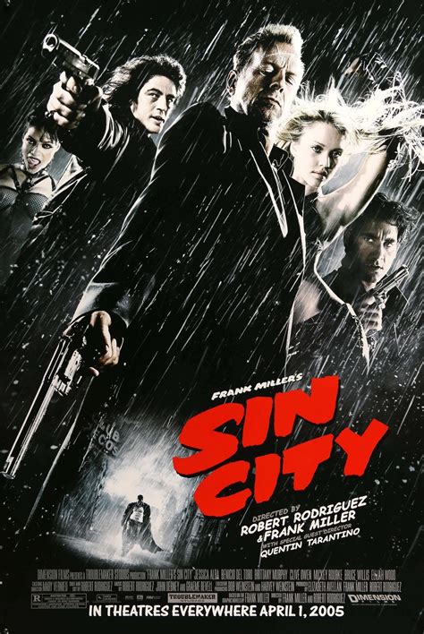 Sin City (2005) Vintage One Sheet Movie Poster - 27"x 40" | Film, Bon