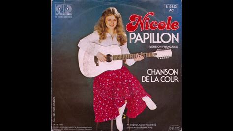 Nicole - Papillon (Version Francaise) 1982 - YouTube