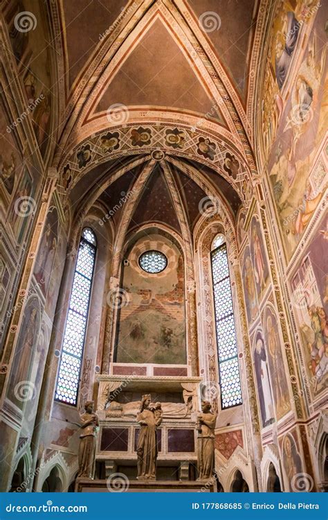 Scrovegni Chapel Cappella Degli Scrovegni In Padua, Italy Editorial ...