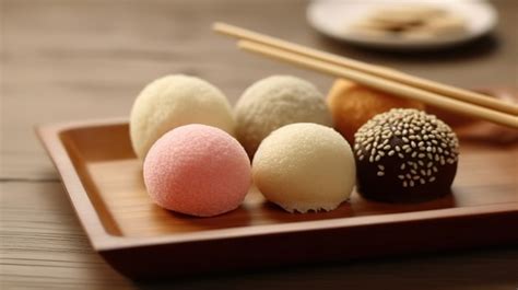 delicacy irresistible japanese mochi rice cakes delectable rounded