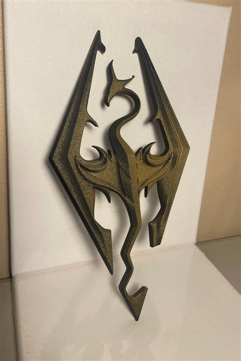 Skyrim Logo, Elder Scrolls Decor, Skyrim Emblem - Etsy