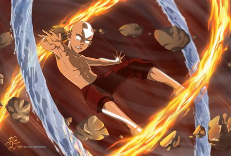 Avatar Aang in Avatar State | Avatar aang, Avatar the last airbender ...