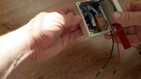 Датчик протечки воды на ардуино (atmega328p) - YouTube