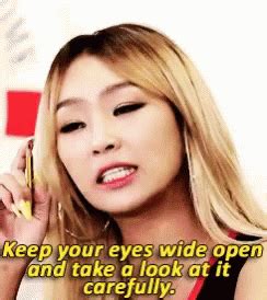 Keep Your Eyes Wide Open And Tak A Look At It Carefully GIF - Keep Your ...