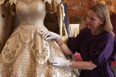 Queen Elizabeth's Coronation Dress Goes on Display