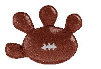 Football Glove Balloon Nickelodeon Sticker - Football glove balloon ...