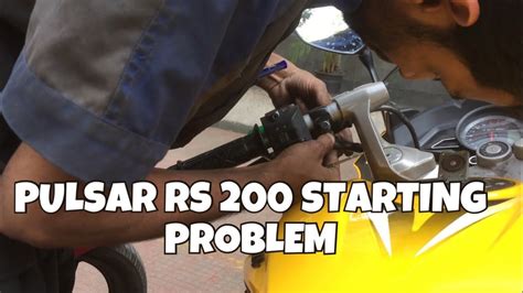 MY PULSAR RS 200 STARTING PROBLEM - YouTube