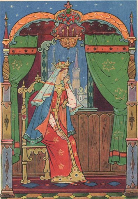 Russian lacquer miniature from the village of Palekh. Alexander M ...