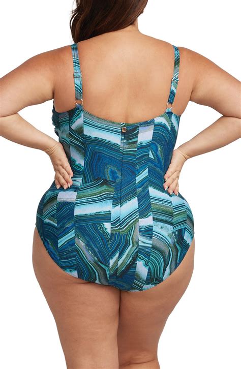 Artesands Chalcedony Rembrandt One-Piece Swimsuit | Nordstrom | Plus