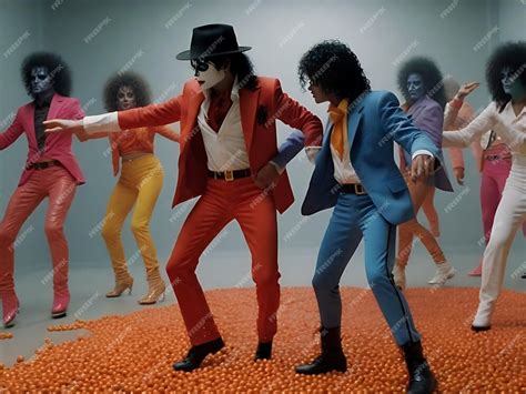 Premium AI Image | Epic HyperRealistic Michael Jackson Thriller Dance ...