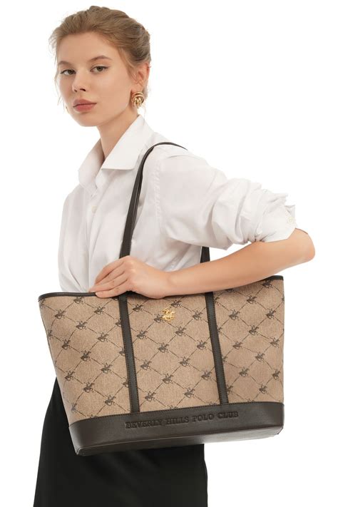 Beverly Hills Polo Club 05BHPC111 Model Women's Shoulder Bag - Sand ...