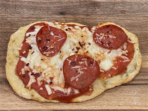 Pepperoni Pizza with WW 2 Ingredient Dough - Recipe