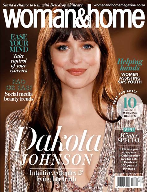 Dakota Johnson Captivates on Woman & Home South Africa • CelebMafia