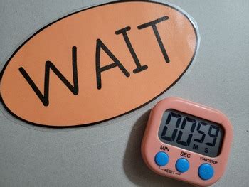 visual wait card  ms mirans spedroom tpt