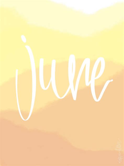 Download June Summer Aesthetic Wallpaper Wallpaper | Wallpapers.com