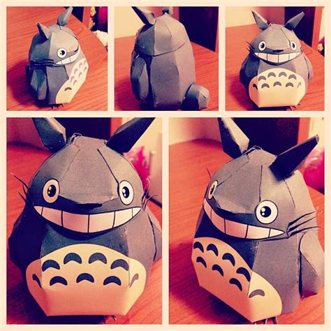 totoro papercraft  anticchii  deviantart