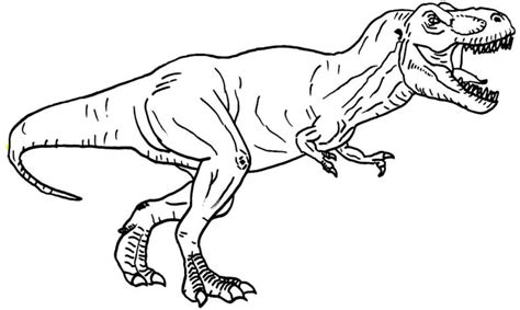 50+ Desenhos para colorir de dinossauro T-Rex - Dicas Práticas