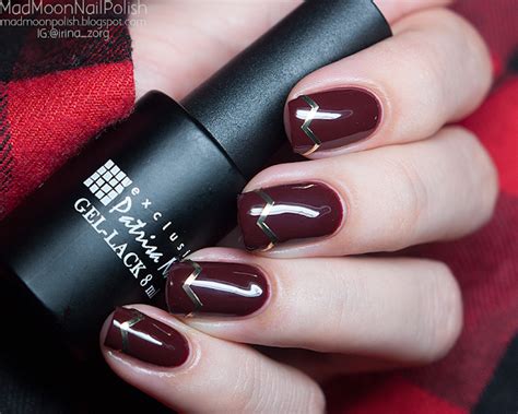 Гель-лак Patrisa Nail 335 и металлизированные наклейки Prima Nails Арт ...