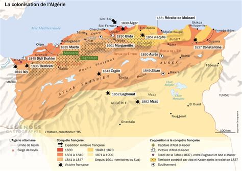 colonization  algeria  conquest  algeria maps   web