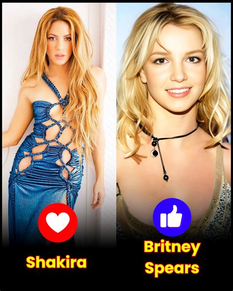 Nina - Shakira and Britney Spears are two incredible icons who have
